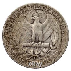 1932-s Washington Quarts Silver 25c (very Good, Vg State)