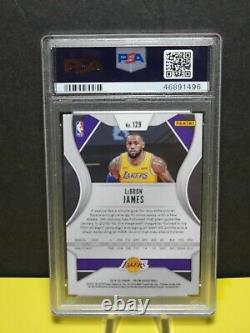 2019 Prism Lebron James #129 Lakes Psa 9 Very Good Central State