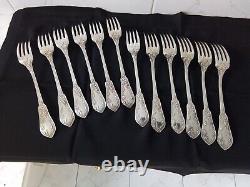 24 Piece Silver Plated Cutlery Set, Very Good Condition