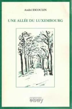 A pathway in Luxembourg Gardens, Escoulin André, Very good condition