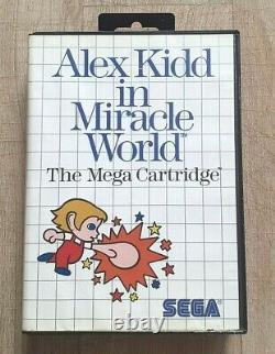 Alex Kidd In Miracle World Sega Master System Complete Pal Very Good State