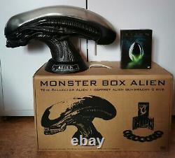 Alien Head 25th Anniversary Box + Box Quadrilogy 9 DVD Very Good Condition