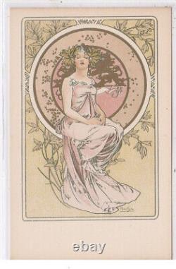 Alphonse Mucha Haughty Woman in Very Good Condition