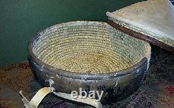 Ancient African Grain Basket H 29 cm D 38 cm Year 1950/60 Very good condition