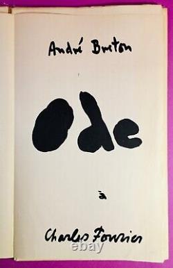 André Breton Ode À Charles Fourier 1947 Very Good Condition Original Edition