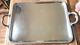 Antique Silver-plated Tray Dimensions 42 X 33 Cm Very Good Condition Tbe