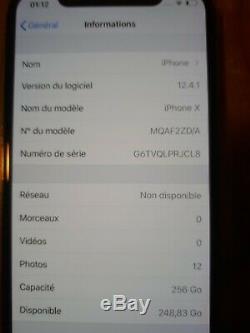 Apple Iphone X 256gb Black Very Good Condition. Unlocked. Warranty 1 Year + Accessories