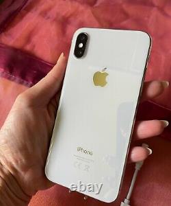 Apple Iphone X 64 Gb, Very Good Condition Silver Grey (unlocked) Battery 91% +kdo
