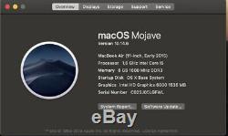 Apple Macbook Air 11 '2015, 8gb Ram 256gb Ssd + Very Good Condition