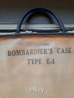 Authentic Bomber Case Type E1 Usaaf Ww2 In Very Good Condition
