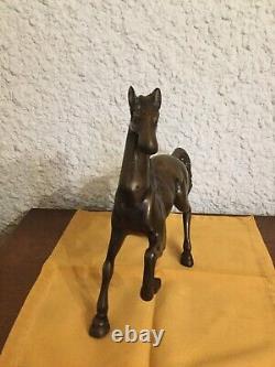 BRONZE HORSE IN VERY GOOD CONDITION 2.2 Kg L 30 W 7 H 27