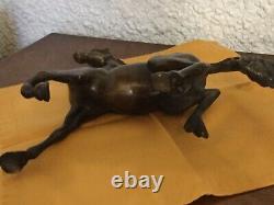 BRONZE HORSE IN VERY GOOD CONDITION 2.2 Kg L 30 W 7 H 27