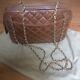 Beautiful Sac Vintage Chanel Authentic Very Good Condition Camel Fawn Color 32x22