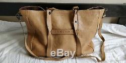 Beige Leather Bag Longchamp Good To Very Good Condition