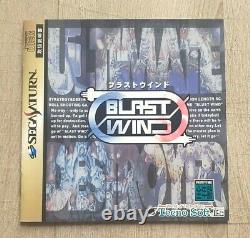 Blast Wind Sega Saturn Tecno Soft Ntsc-j Jap Japan Very Good State