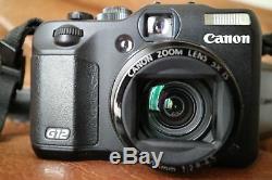 Box Full Canon Powershot G12 Series Pro In Very Good Condition + 16gb Sdhc Card