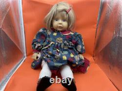 Brigitte Leman Vinyl Collectible Baby Doll 62 Cm. Very Good Condition