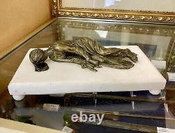 Bronze Statue of Saint Cecilia in Very Good Condition