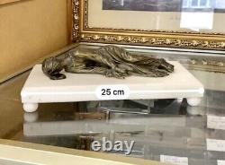 Bronze Statue of Saint Cecilia in Very Good Condition