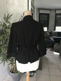 Burberry Jacket Size 40 Black Very Good And Almost New