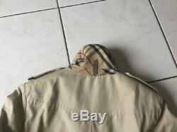 Burberry Trench Coat Size M Beige Cotton Very Good Condition