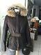 Burberry Waist Down Jacket 38/40 Brown Very Good Condition 895