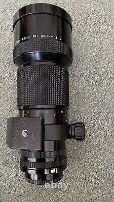 Canon Fd 300mm 1 4 Lens With Tripod Collar + Cover (in Very Good Condition)
