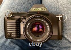 Canon T70 Camera + Cannon 50 MM 1.8 Fd Tested In Very Good Condition