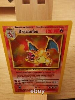 Card Pokémon Dracaufeu Holo 4/102 Basic Set Very Good Condition No Scratches