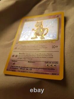 Carte Holo Tres Rare Mewtow 10/102 1st Edition In Very Good Condition