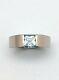 Cartier Tank Aquamarine Ring White Gold 18k Woman Very Good Condition