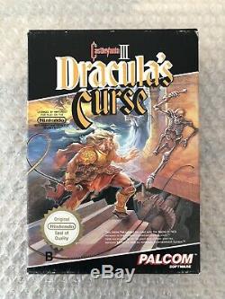 Castlevania III Draculas Curse / Nintendo Nes / GB Complete Very Good Condition