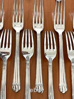 Christofle Aria Silverware Set for 12 People 62 Pieces in Very Good Condition