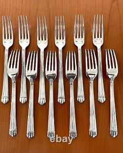 Christofle Aria Silverware Set for 12 People 62 Pieces in Very Good Condition