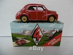Cij Toys Renault Reissue 4 CV Keyed Tin Original Box Very Good Condition