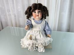 Collectible Doll Porcelain Head Old 46 CM Very Good Condition See Photos