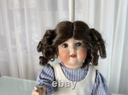 Collectible Doll Porcelain Head Old 46 CM Very Good Condition See Photos