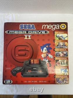 Console Sega Megadrive Mega Drive II 2 Pack Mega 6 Very Good Condition
