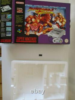 Console Super Nintendo Nes Snes Pack Street Fighter 2 II Turbo Very Good Condition