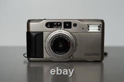 Contax Tvs Point & Shoot 35 MM Camera Film Very Good Condition