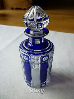 Crystal Nancy art deco bottle 1920s very good condition 13 cm