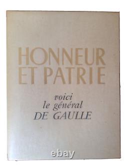 De Gaulle / Decaris Honor And Patrie Gp 1945 Ex. 303/350 Very Good State