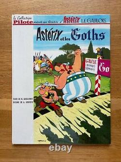 Dedicace Uderzo Asterix And The Goths 3c Ed 1965 Very Good Condition Rarissime