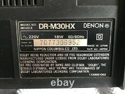 Denon Dr-m30 Hx Vintage Platinum Cassette In Very Good Condition