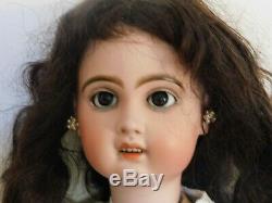 Doll Old Jumeau Bisque Head, Skull Oblique, Very Good Condition 65 CM