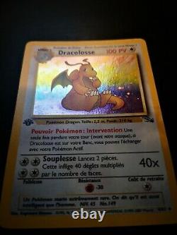 Dracoloss Holo Pokemon 4/62 Fossile Edition 1 Very Good State Fr