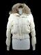 Dsquared Short White Down Jacket Women Size 44it Polyamide Very Good Condition