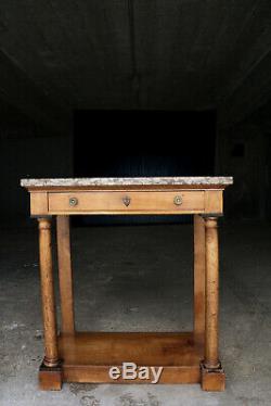 Elegant Console Empire / Marble / Very Good Condition