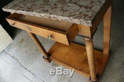 Elegant Console Empire / Marble / Very Good Condition