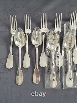 Ercuis Old Paris 12 silver-plated table cutlery in very good condition